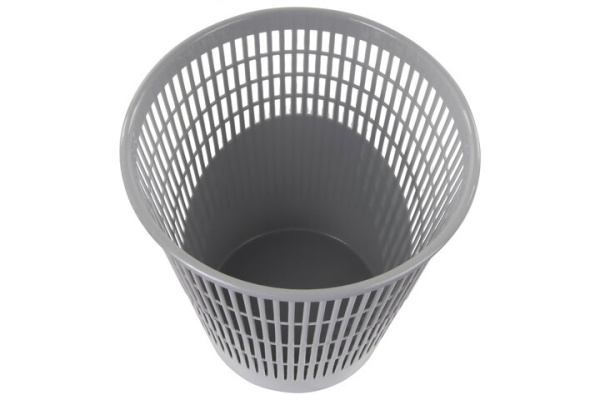 Корзина для бумаг BRAUBERG 11 литров, сетчатая, серая 230442 Корзина для бумаг BRAUBERG 11 литров, сетчатая, серая 230442
