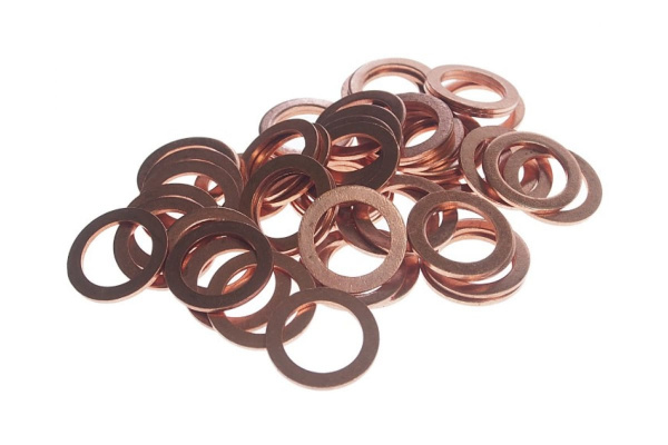 Набор медных шайб JTC размер: толщина 1.2, внутр. д. 13.4, наружн. д. 18.8 50 шт. 2013