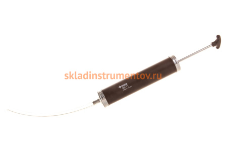 Шприц для отсоса и нагнетания масла, 500 мл, виниловый шланг 300мм GROZ GR45205 - SG/11/BL