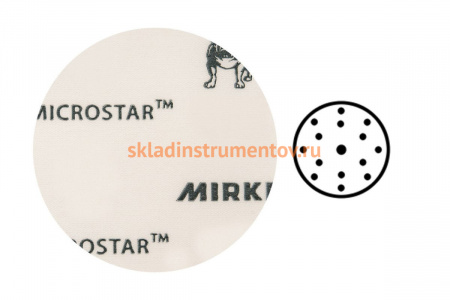 Шлифовальный круг MICROSTAR (150 мм; 15 отв.; P 1000; 50 шт.) MIRKA FM61105092
