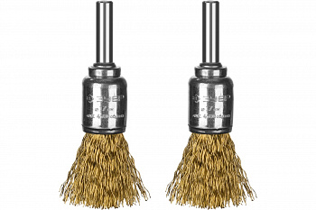 Набор щеток кистевых (2 шт; 0.3 мм; 17 мм) для дрели ЗУБР 35225-17-H2_z02