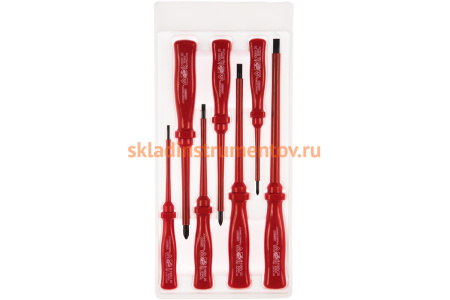 Набор диэлектрических отверток Jonnesway SL0, PH D02AC07S