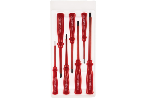 Набор диэлектрических отверток Jonnesway SL0, PH D02AC07S