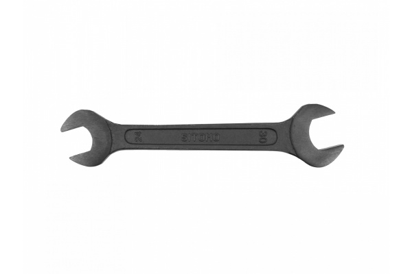 Гаечный рожковый двусторонний ключ SITOMO 24х30 окс. 131016