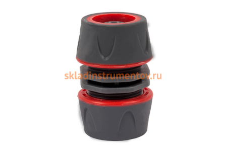 Муфта соединительная (1/2'' - 1/2''; мягкий пластик) QUATTRO ELEMENTI 646-058