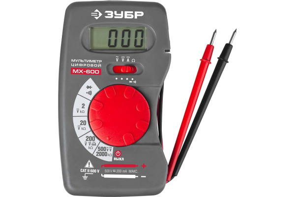Цифровой мультиметр ЗУБР МАСТЕР МХ-600 59800