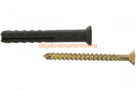 Полипропиленовый дюбель-гвоздь STAYER MASTER потайный бортик, 6x40 мм, 125 шт 30645-06-040