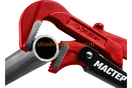 Трубный ключ Зубр рычажный, прямые губки, цельнокованный, № 1, 1" 27314-1 27314-1