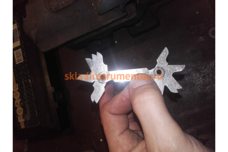 Шаблон STAYER Profi для определения шага метрической резьбы 0,5-1,75 мм 28041