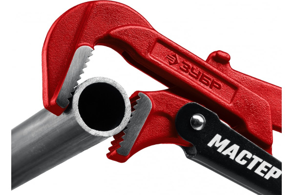 Трубный ключ Зубр рычажный, прямые губки, цельнокованный, № 1, 1" 27314-1 27314-1