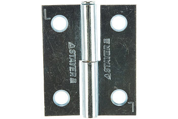 Дверная разъемная петля STAYER Master цвет белый цинк левая 50 мм 37613-50-1L