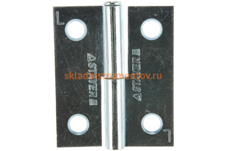 Дверная разъемная петля STAYER Master цвет белый цинк левая 50 мм 37613-50-1L