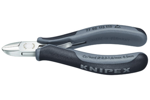 Бокорезы для электроники Knipex KN-7702115ESD