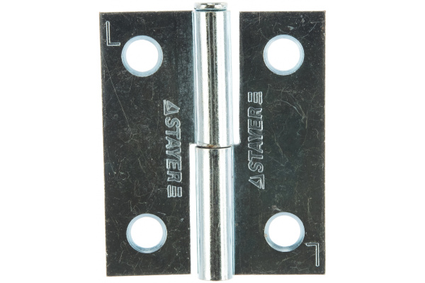 Дверная разъемная петля STAYER Master цвет белый цинк левая 50 мм 37613-50-1L