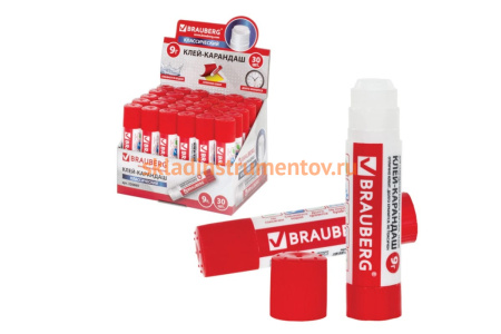 Клей-карандаш BRAUBERG 9 г 220869