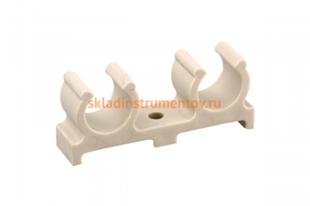 Скоба распорная двойная "ШиреФит" 20 мм для труб Зубр 51583-20