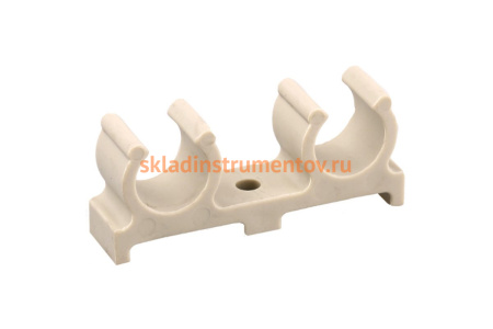 Скоба распорная двойная "ШиреФит" 20 мм для труб Зубр 51583-20