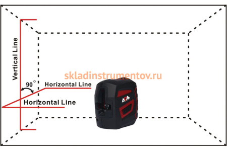 Лазерный уровень ADA ARMO 2D А00193