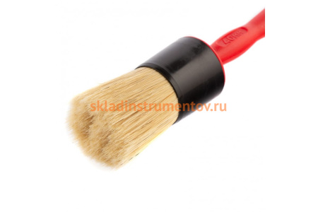 Круглая кисть MATRIX Color line №40, натуральная щетина, пластиковая ручка 83410