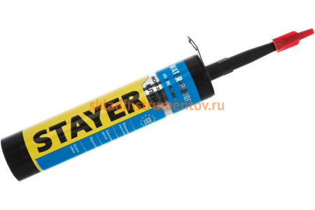 Монтажный герметик клей влагостойкий, 280мл Stayer 41325