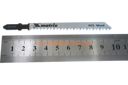 Полотно Matrix для электролобзика по дереву 75x3 мм 3 шт. HCS EU 78205