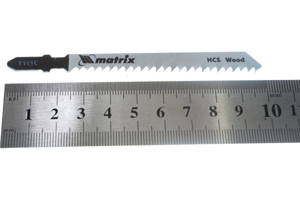 Полотно Matrix для электролобзика по дереву 75x3 мм 3 шт. HCS EU 78205