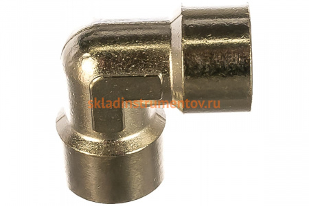 Переходник уголок 1249/3 260/3 L-FF 3/8" GAV 36484