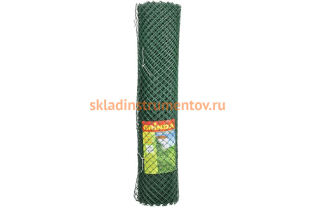 Сетка заборная пластиковая (1.5х25 м; ячейка 40х40 мм) Grinda 422266