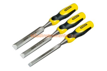 Набор стамесок 3 шт Stanley DYNAGRIP 2-16-887