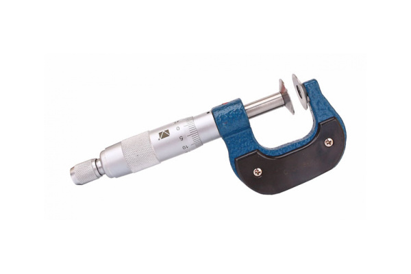 Зубомерный микрометр ЧИЗ МЗ-УС-25 0,01 с усеченными пяткой и винтом 127256