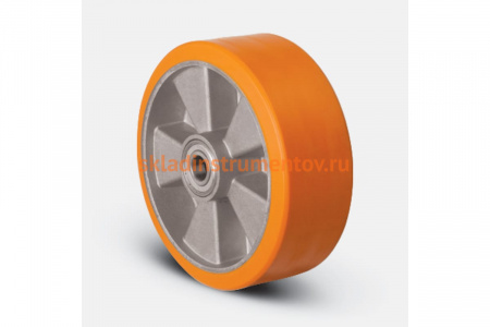 Колесо полиуретановое с алюминиевым диском 100 мм MFK-TORG ABP-100