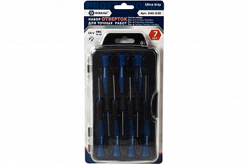Набор отверток Ultra Grip для точных работ КОБАЛЬТ 646-638