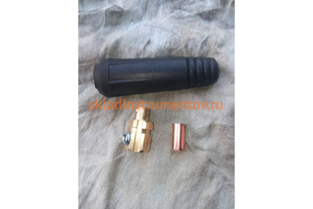 Вилка кабельная 2 шт/уп VARTEG 10-25 Foxweld 6604