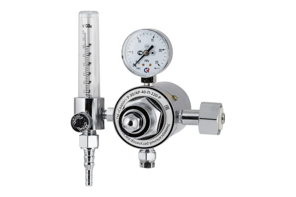 Регулятор расхода газа универсальный У-30/АР-40-П-220-Р М61 CO2 Сварог 94147