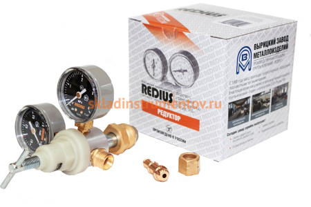 Редуктор ацетиленовый БАО-5-1.5 AGA REDIUS 013021