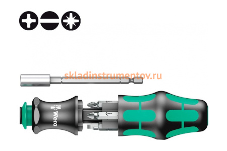 Битодержатель+Биты Wera Kraftform Kompakt 28 SB WE-073240