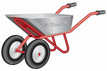 Садовая тачка двухколесная ЗУБР 39911