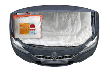 Утеплитель для двигателя (стеклоткань, цвет белый,160х90 см) Airline ACC-03