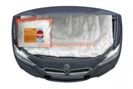 Утеплитель для двигателя (стеклоткань, цвет белый,160х90 см) Airline ACC-03