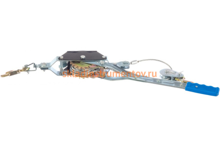 Ручная рычажная лебедка СИБИН тросовая 2т 3м 43125-2