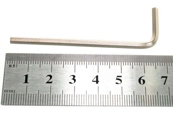 Набор ключей имбусовых Зубр "Эксперт" Мини для точных работ Cr-V HEX 0,7 0,9 1,3 1,5 2 2,5 3 мм 7 шт. 27471-H7