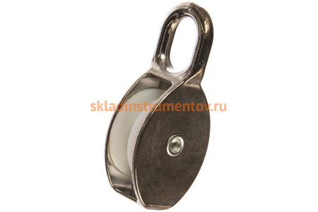 Блок одинарный с пластиковым роликом (4 шт; 9х40 мм; ТФ5) Зубр 4-304585-40