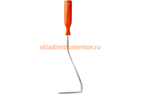 Ручка оцинкованная удлиненная mini 100 мм для мини-роликов 100-150 мм DECOR 0565-42 Ручка оцинкованная удлиненная mini 100 мм для мини-роликов 100-150 мм DECOR 0565-42