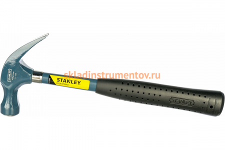 Молоток с гвоздодером 450 гр Stanley BLUE STRIKE 1-51-488