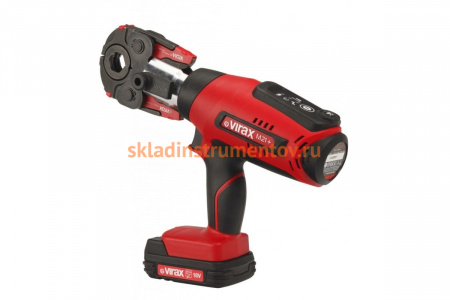 Аккумуляторный мини-пресс VIRAX Viper M21+ в наборе с вкладышами ТН16-ТН20-ТН26 253511