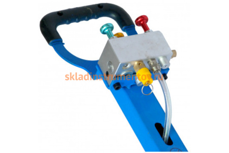 Пневматический 3-секционный домкрат с ручкой AE&T 5т T08105A