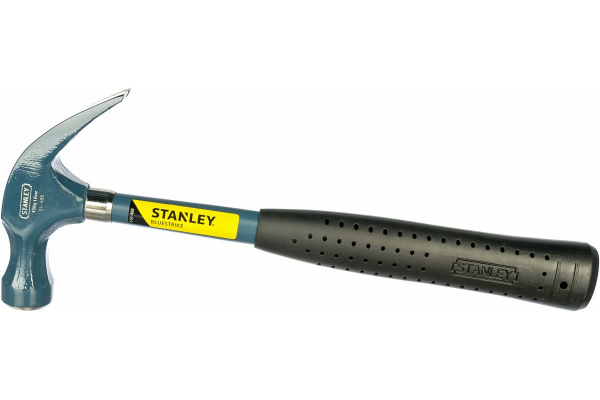 Молоток с гвоздодером 450 гр Stanley BLUE STRIKE 1-51-488