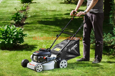 Бензиновая газонокосилка Зубр МАСТЕР ГКБ-400