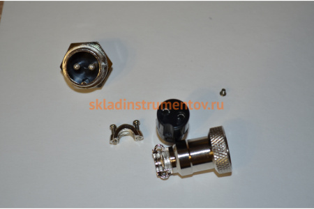 Разъём стандартный 2 pin для горелки TIG КЕДР 7200020