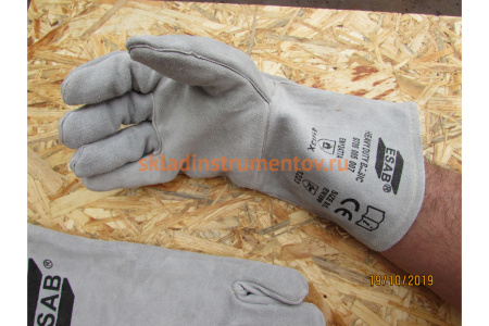 Спилковые краги с подкладкой ESAB Heavy Duty BASIC 9L СВ000008903 Спилковые краги с подкладкой ESAB Heavy Duty BASIC 9L СВ000008903